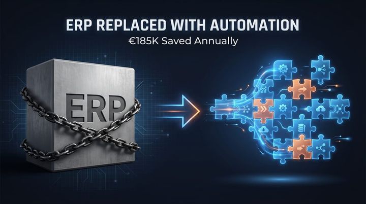 How a Logistics SME Replaced Their Enterprise ERP with Custom n8n Workflows and Saved €185K Annually