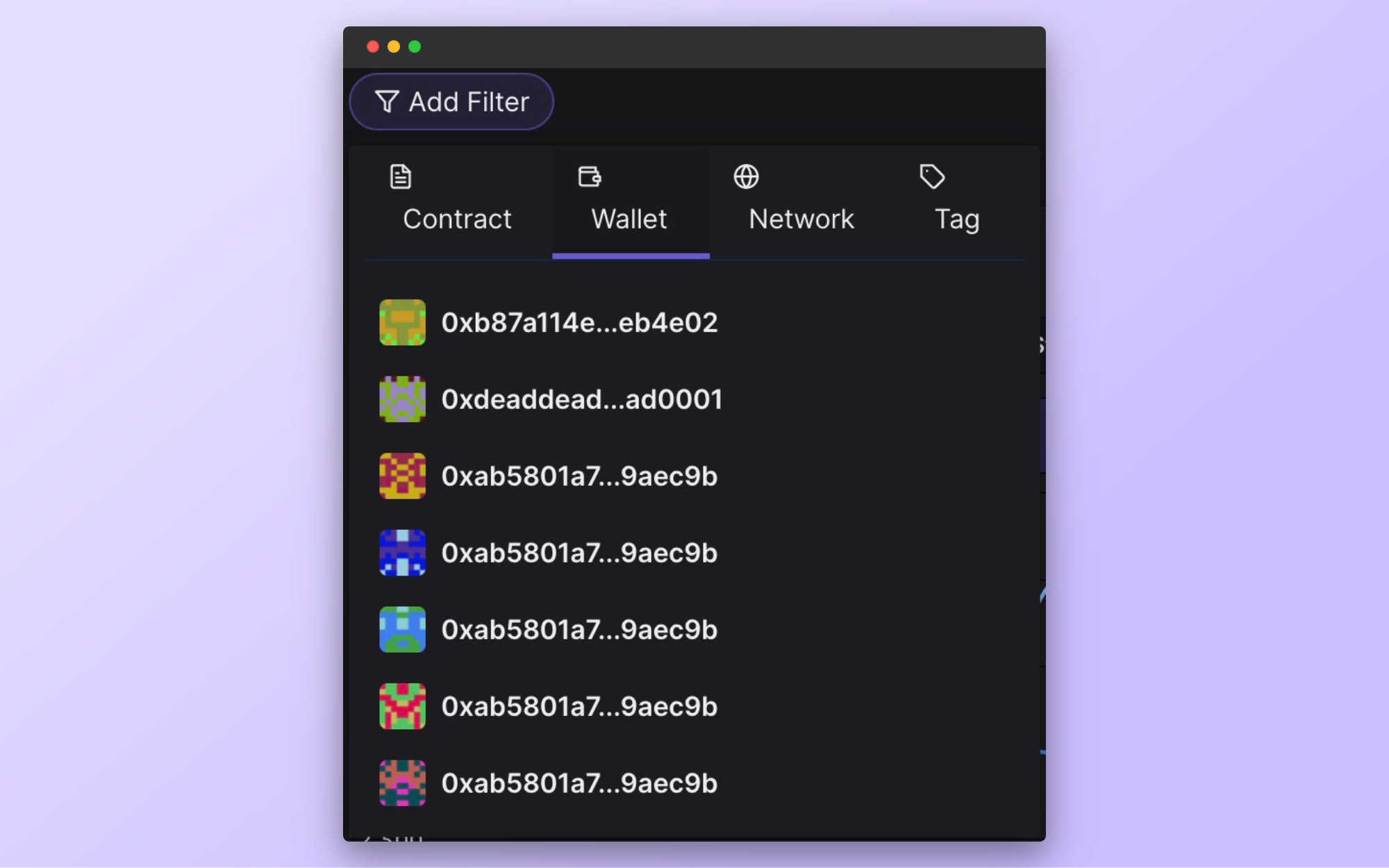 Adding wallets to Tenderly Analytics 