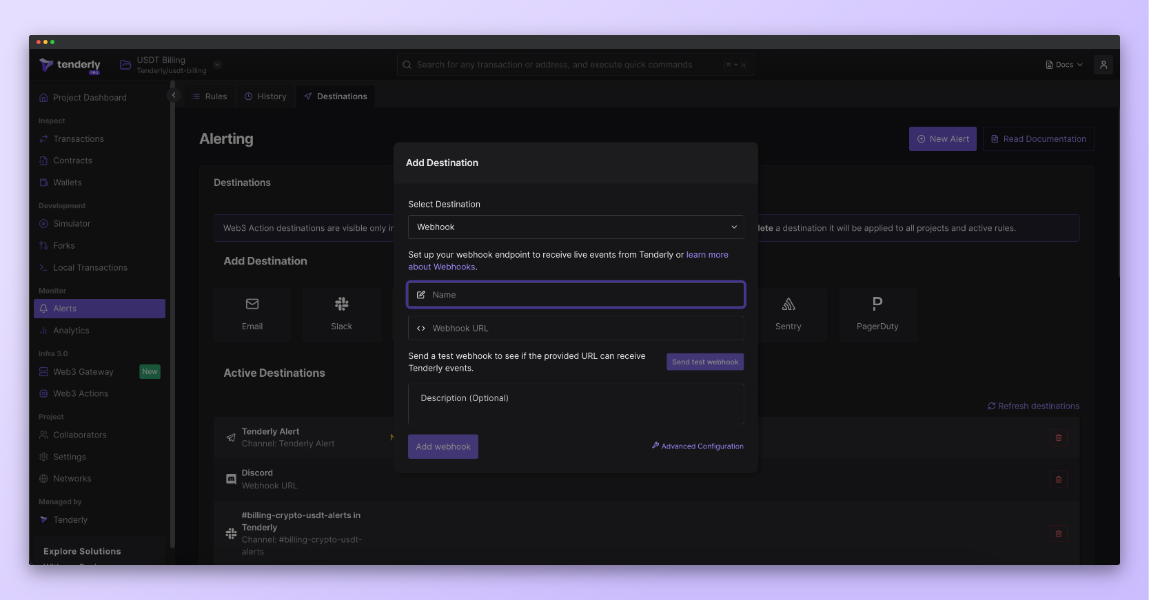 Webhooks as an Alert Destination Released