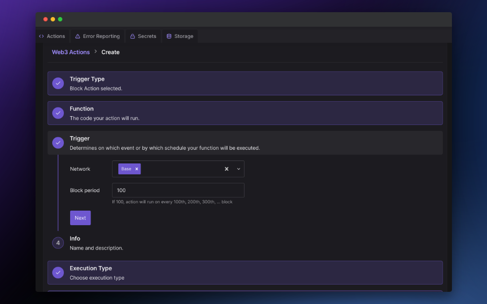 Creating a Web3 Action for Base Mainnet