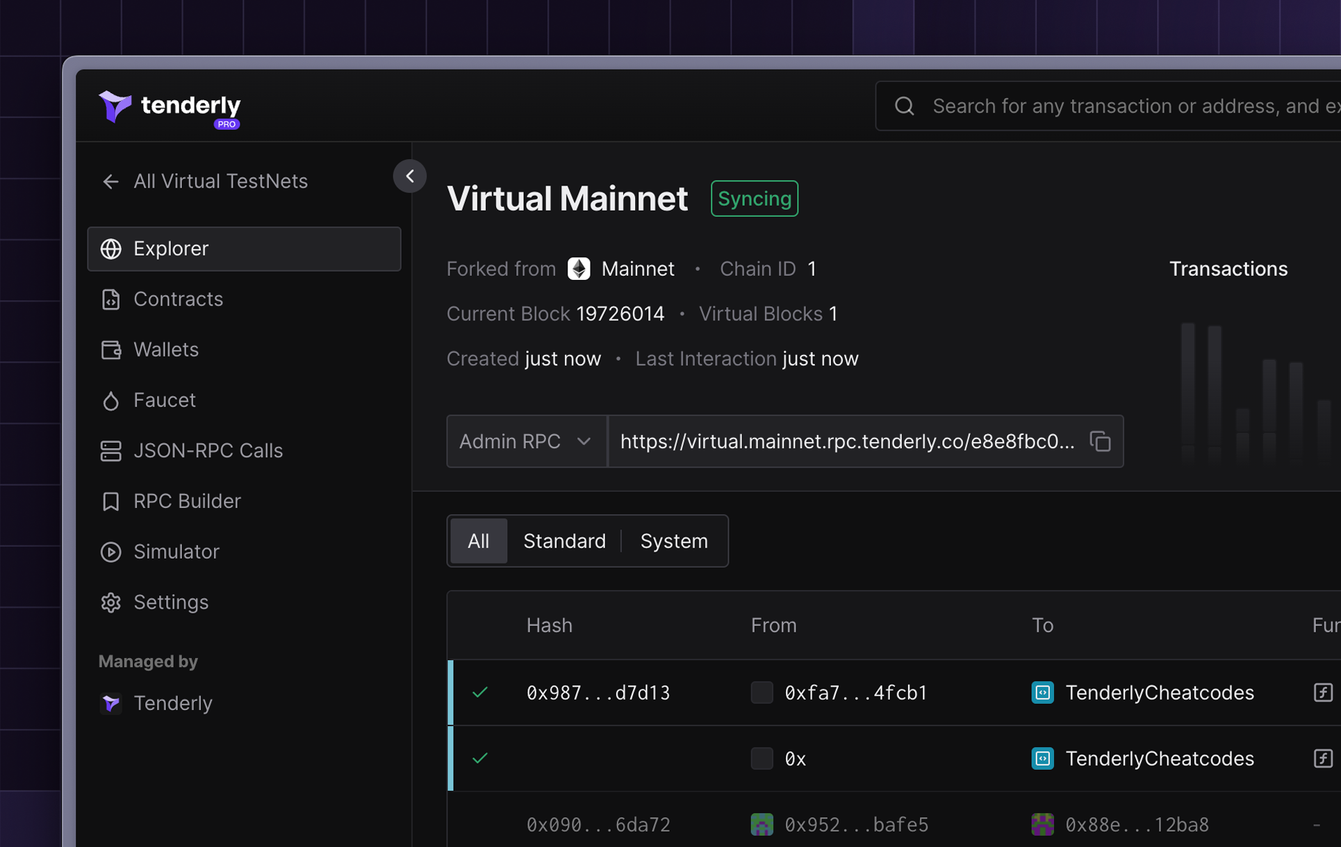 Tenderly Releases Virtual TestNets