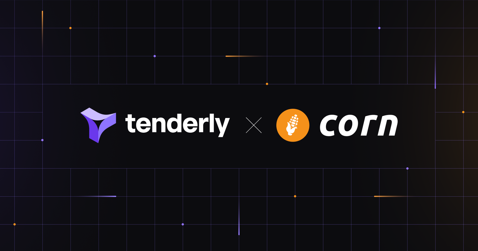 Tenderly Full-Stack Infrastructure Available on Corn