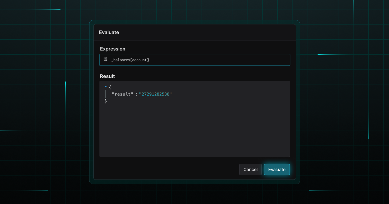 Evaluate Expression Available on Virtual TestNets