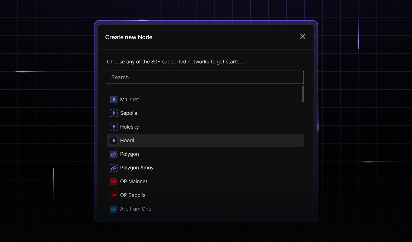 Hoodi Testnet Supported