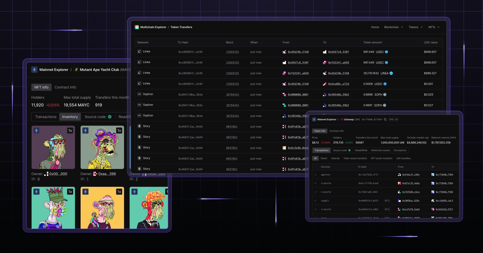 Explore Tokens & NFTs With Granular Insights