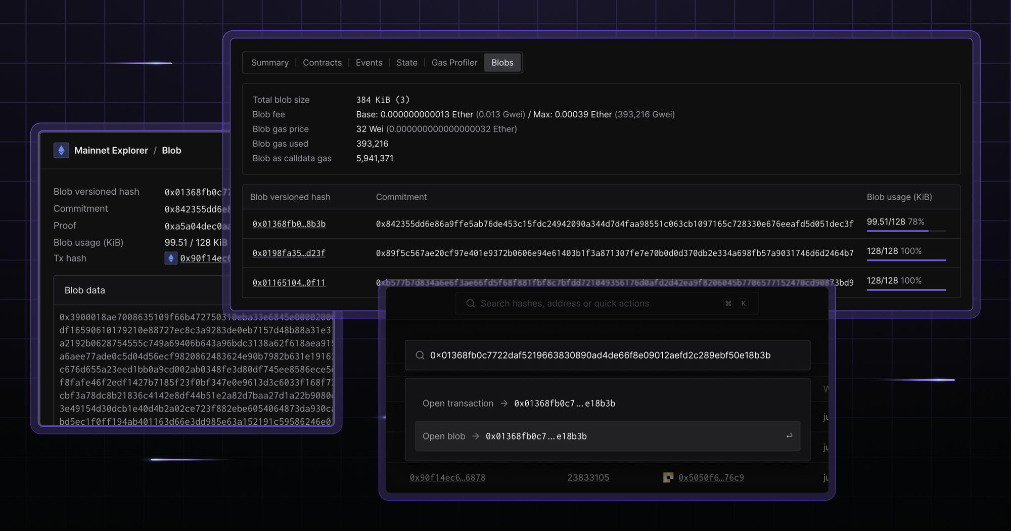 Find and Inspect Blob Data Faster Across Chains