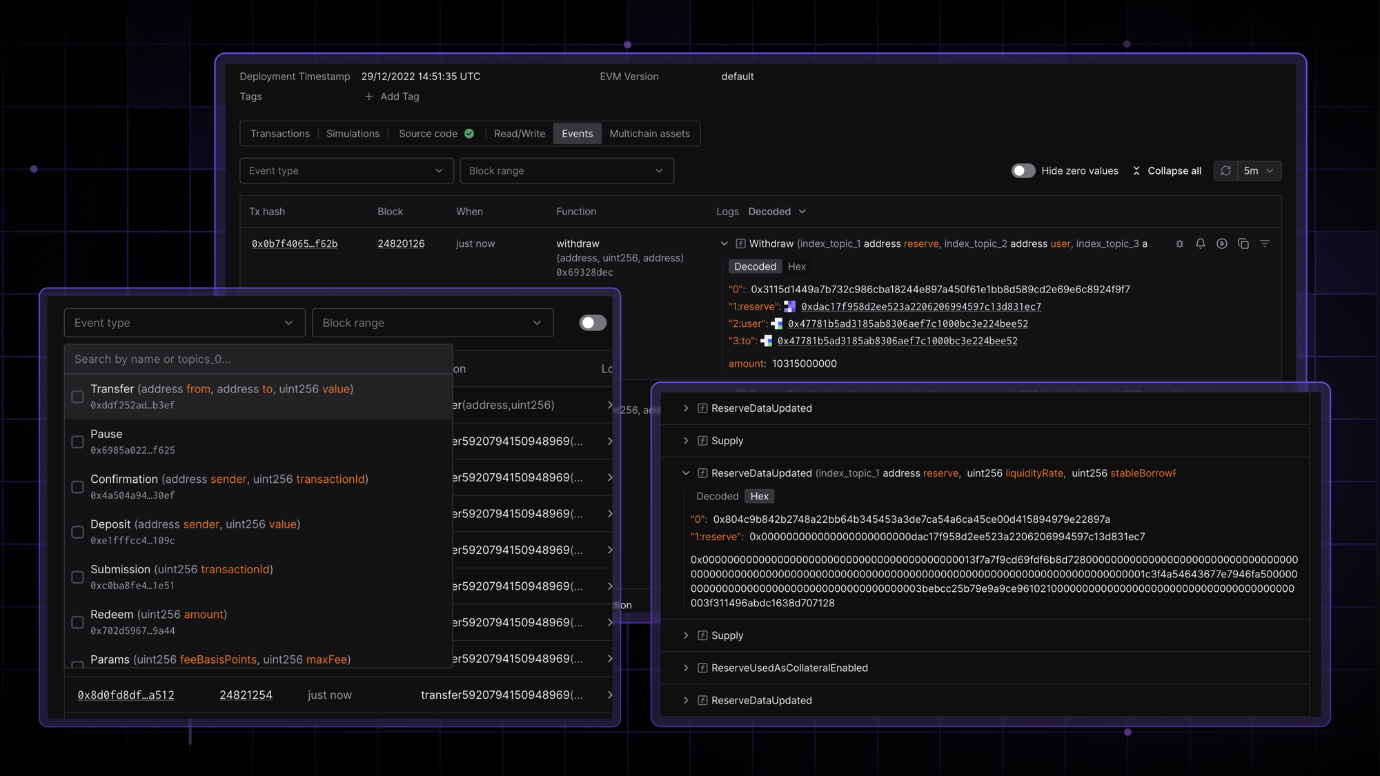 Explore the Full History of Contract Events