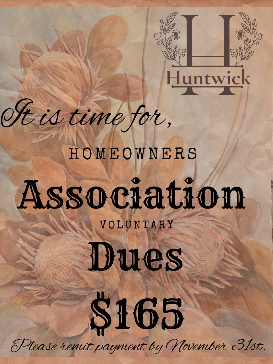 HOA Dues