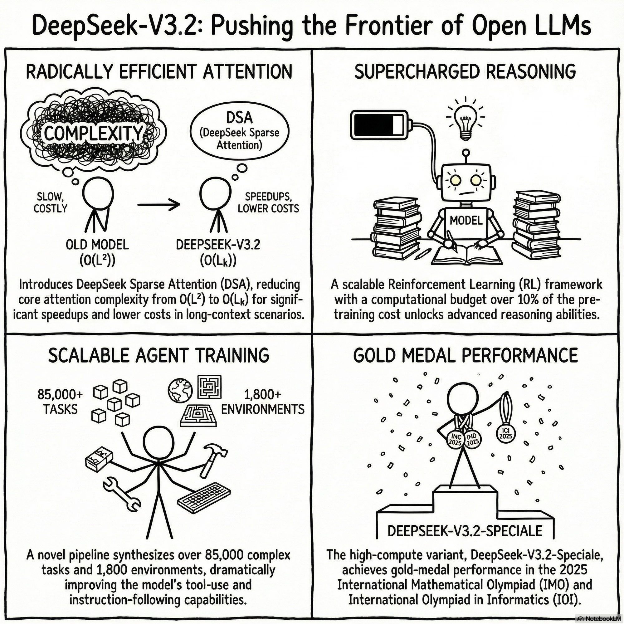 DeepSeek-V3.2: A Technical Report on Architectural Efficiency and Agentic Reasoning