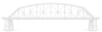 Small, black and white version of Brownsville Bridge 