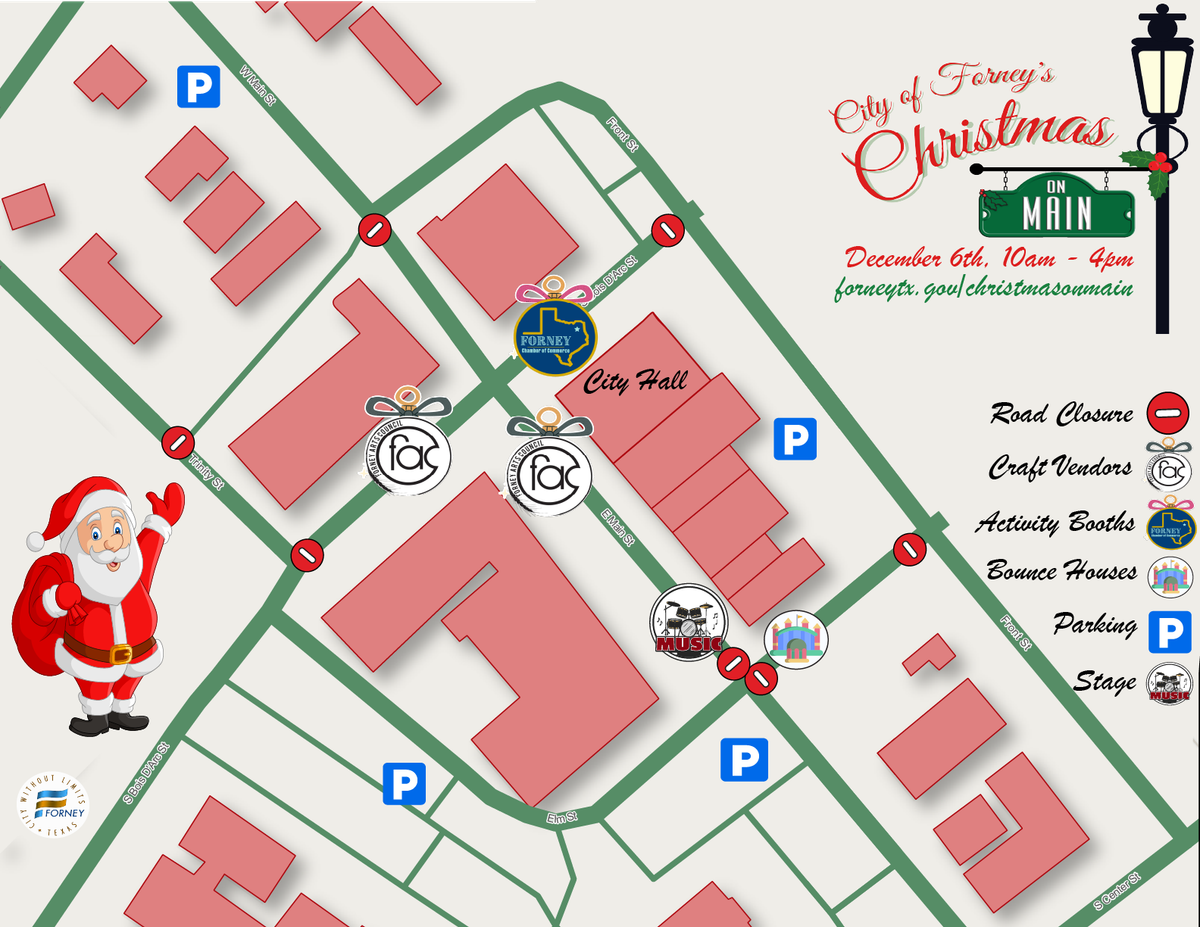 Forney Launches Full Holiday Mode: Tree Lighting on Dec. 4 & Christmas on Main Dec. 6