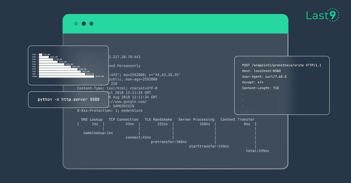How to calculate HTTP content-length metrics on cli