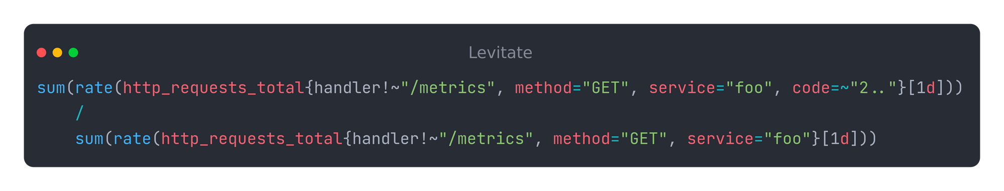 PromQL Macro Example