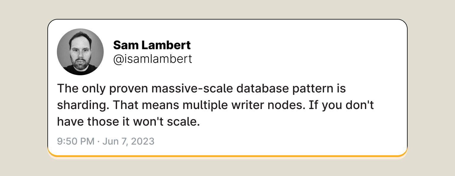 Tweet by Sam Lambert (@isamlambert)