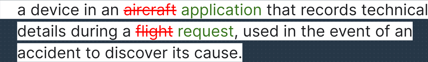 Definition of Black Box