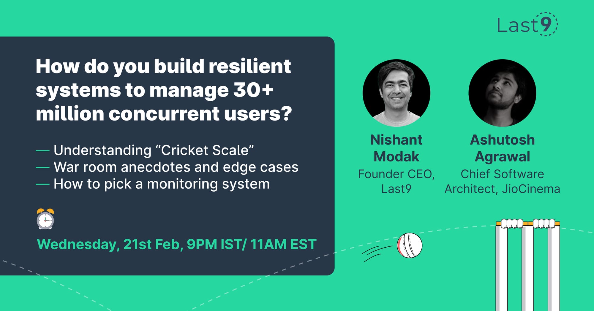 Webinar: How do you build resilient systems to manage the IPL with 30+ million concurrent users?