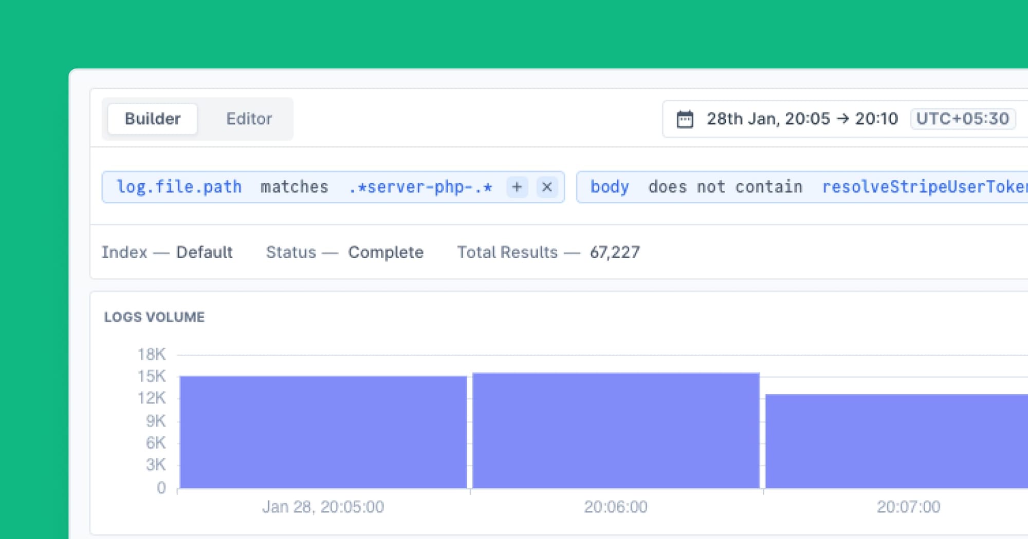 Use “matches” and ”does not matches” operators for RegEX