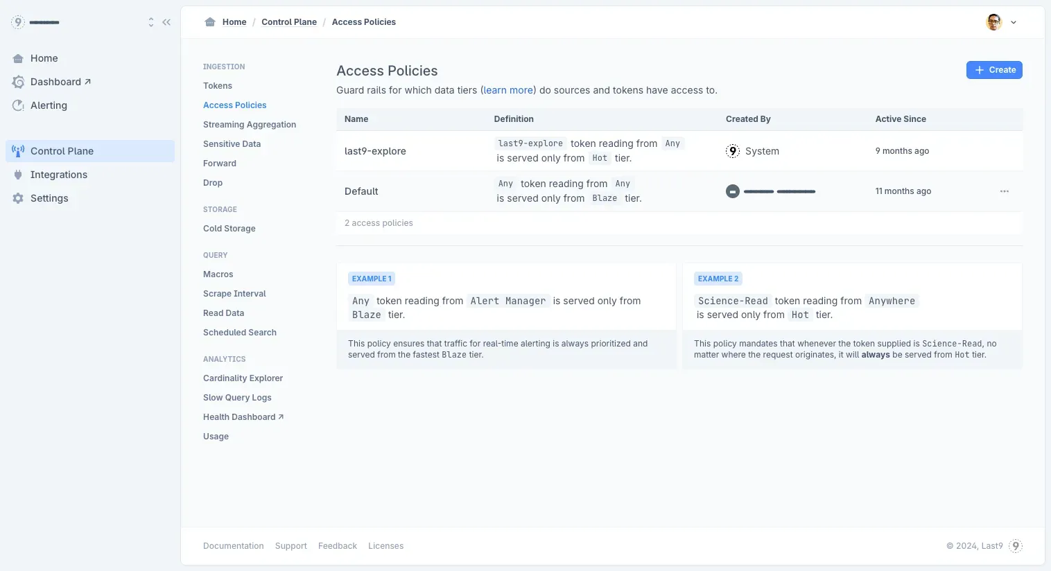 Last9’s Control Plane