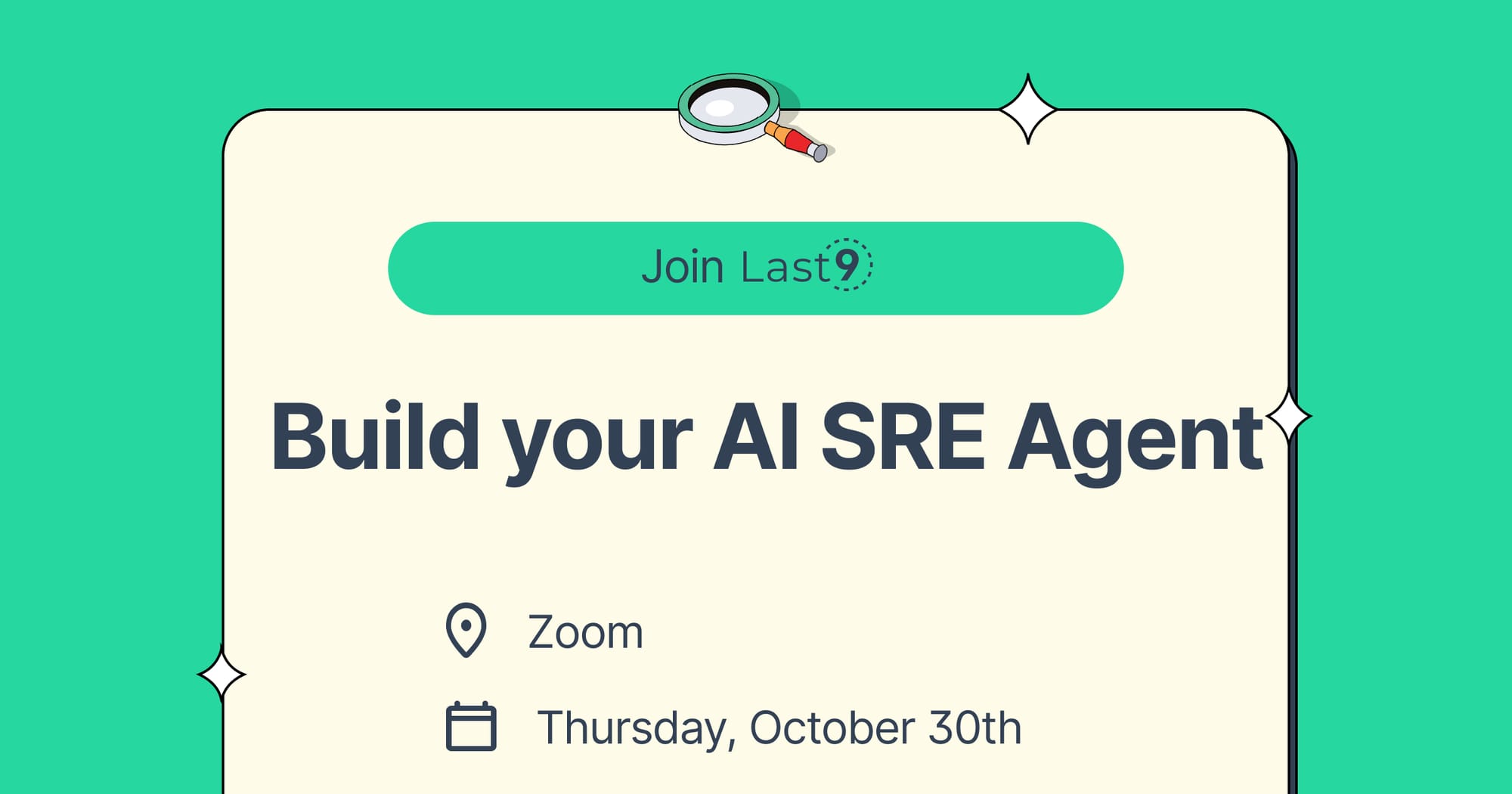 Build your AI SRE Agent