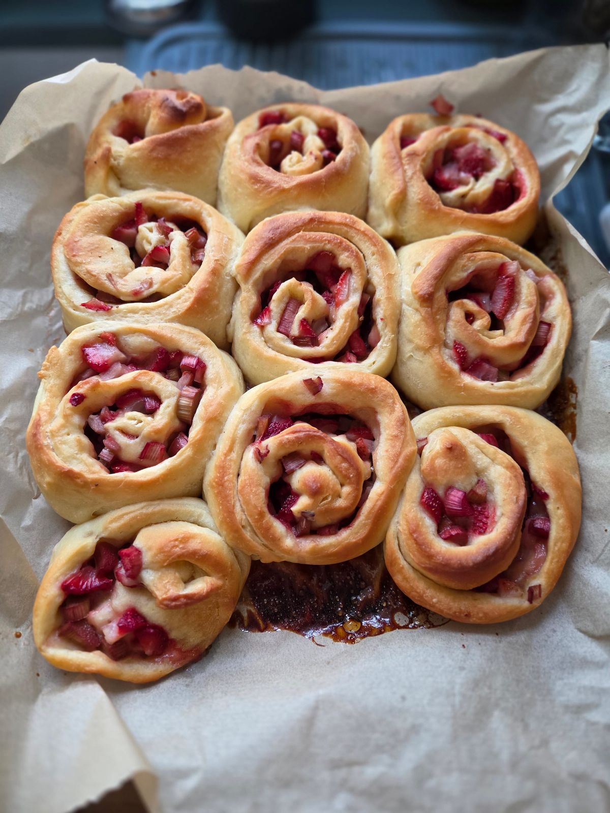 Rhubarb Rolls