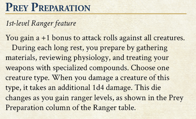 Prey Preparation is always good, sometimes great!