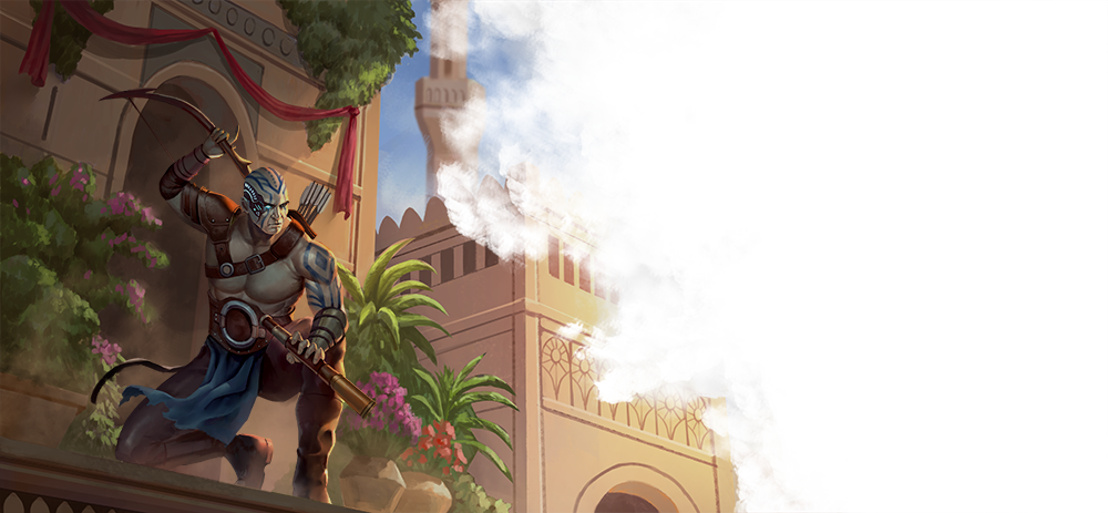 Urban Sentinel Ranger stalking prey in the city