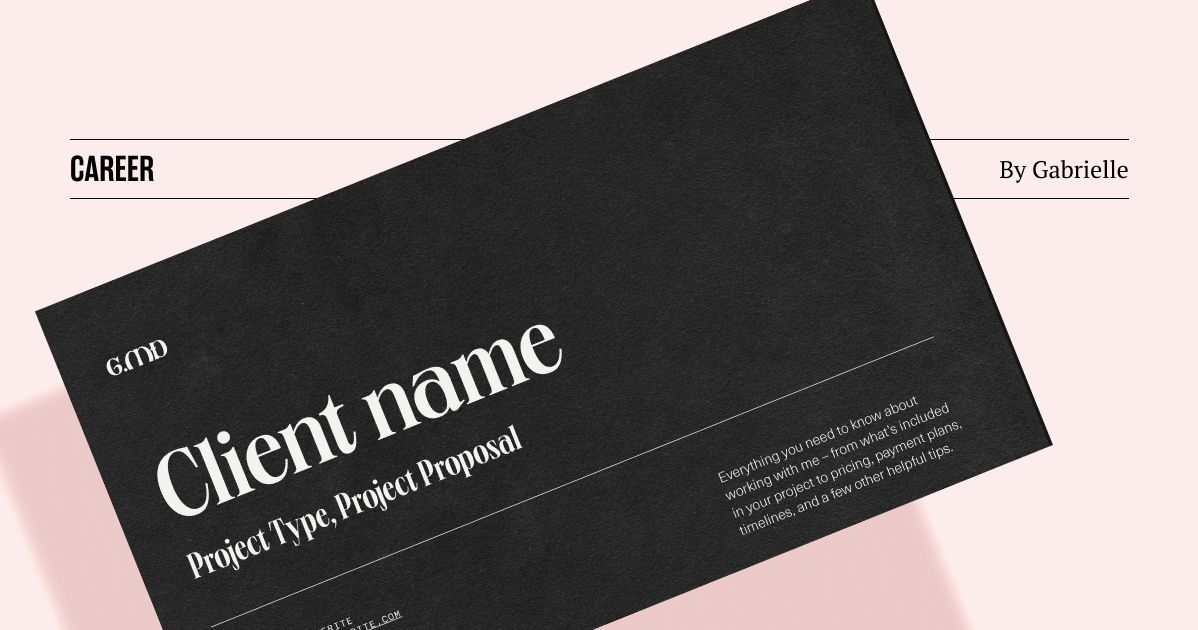 The Ins and Outs of Proposals