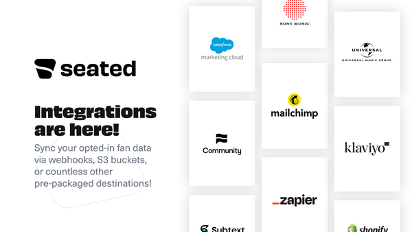 Say hello to Seated's new integrations marketplace