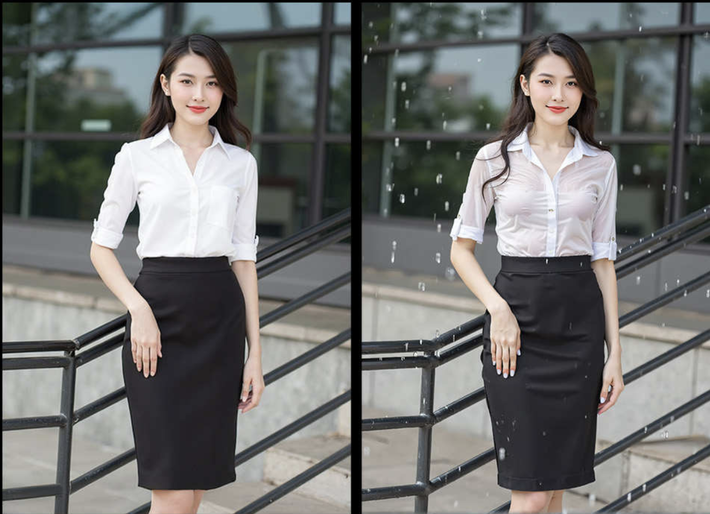 👕 Hiệu ứng làm ướt quần áo bằng AI