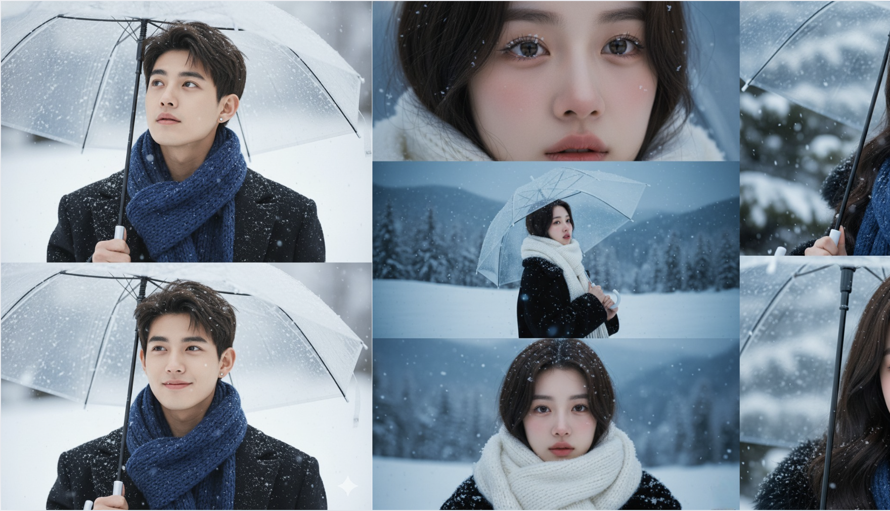 ❄️ Tạo ảnh trend "đu tuyết" mùa đông lãng mạn