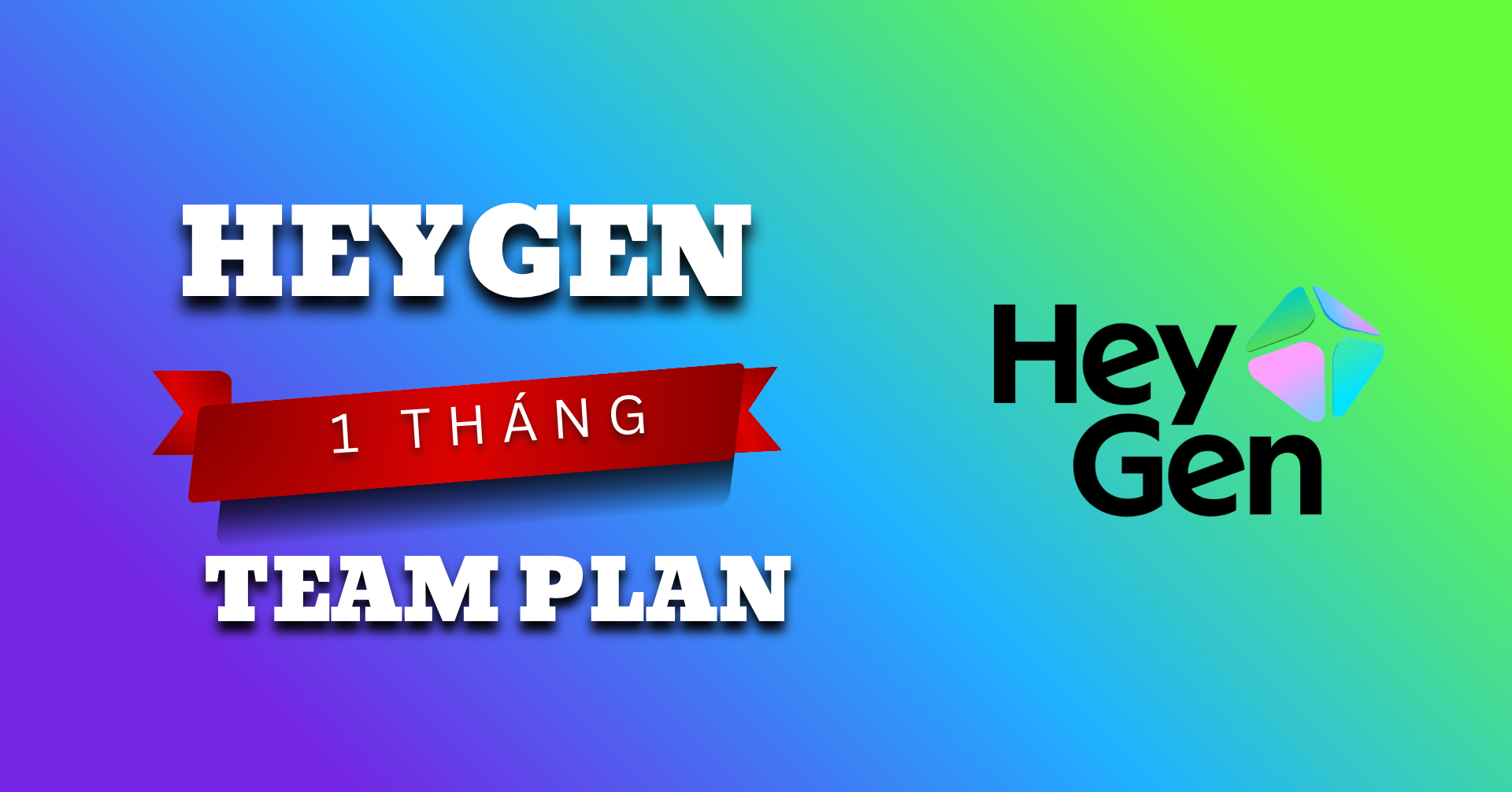⭐ Tài khoản HeyGen Creator Unlimited 1 tháng