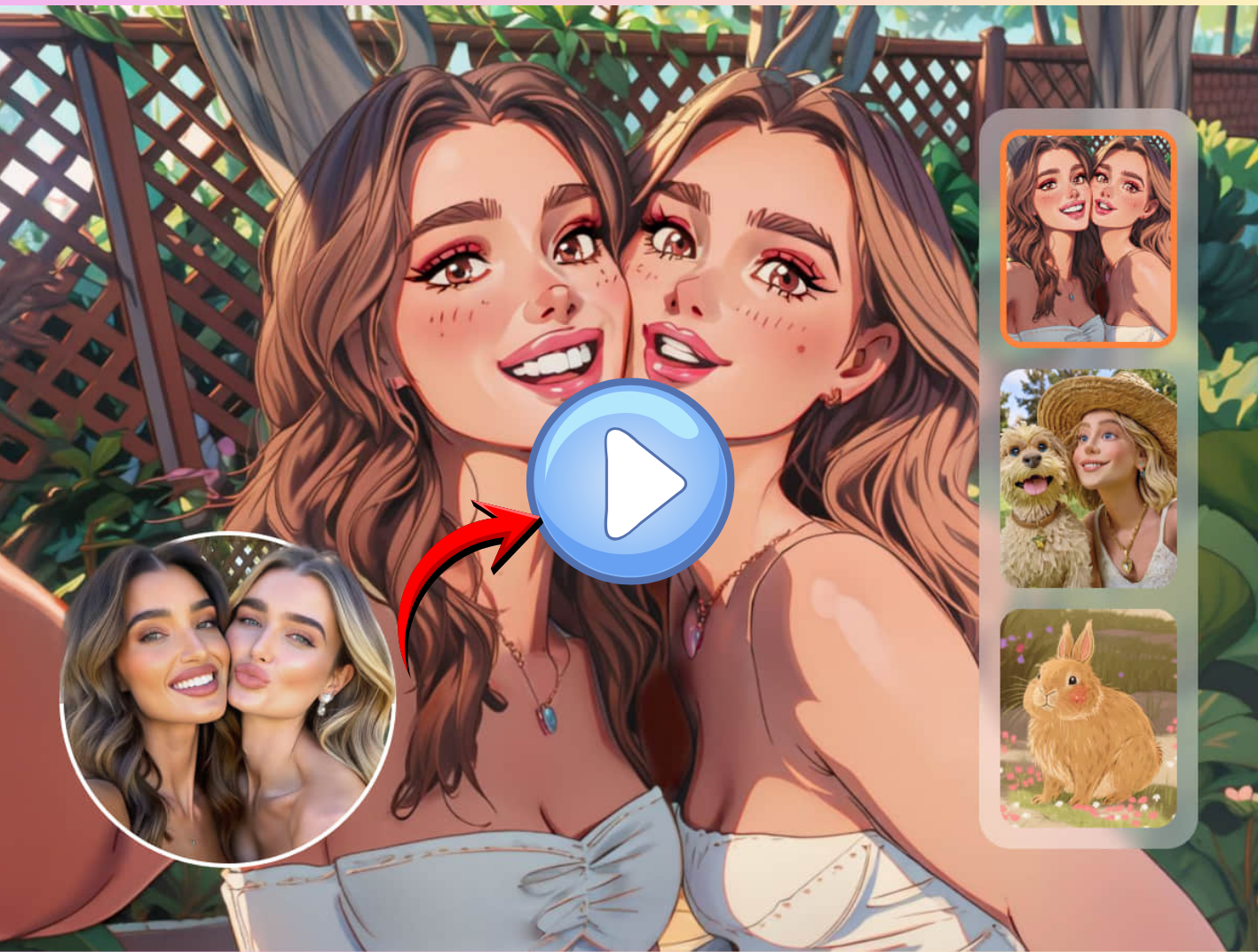 🌸 Chuyển ảnh thật thành nhân vật anime sống động