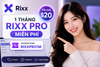 🎁 RIXX - Miễn phí 1 tháng sử dụng AI học tập, nghiên cứu
