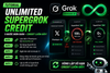 ♾️ Hướng dẫn reset Supergrok credit vô hạn