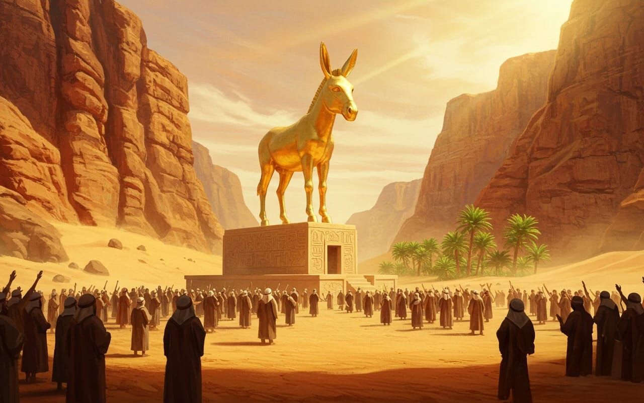 Worshipping the Golden Jackasses