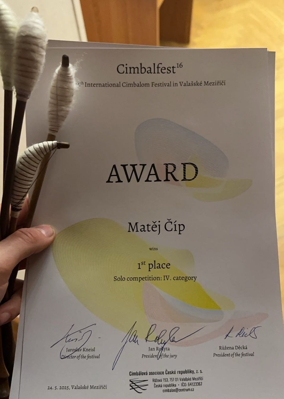 🎉 Victory! Grand Prize Winner of the 2025 International Cimbalom Competition