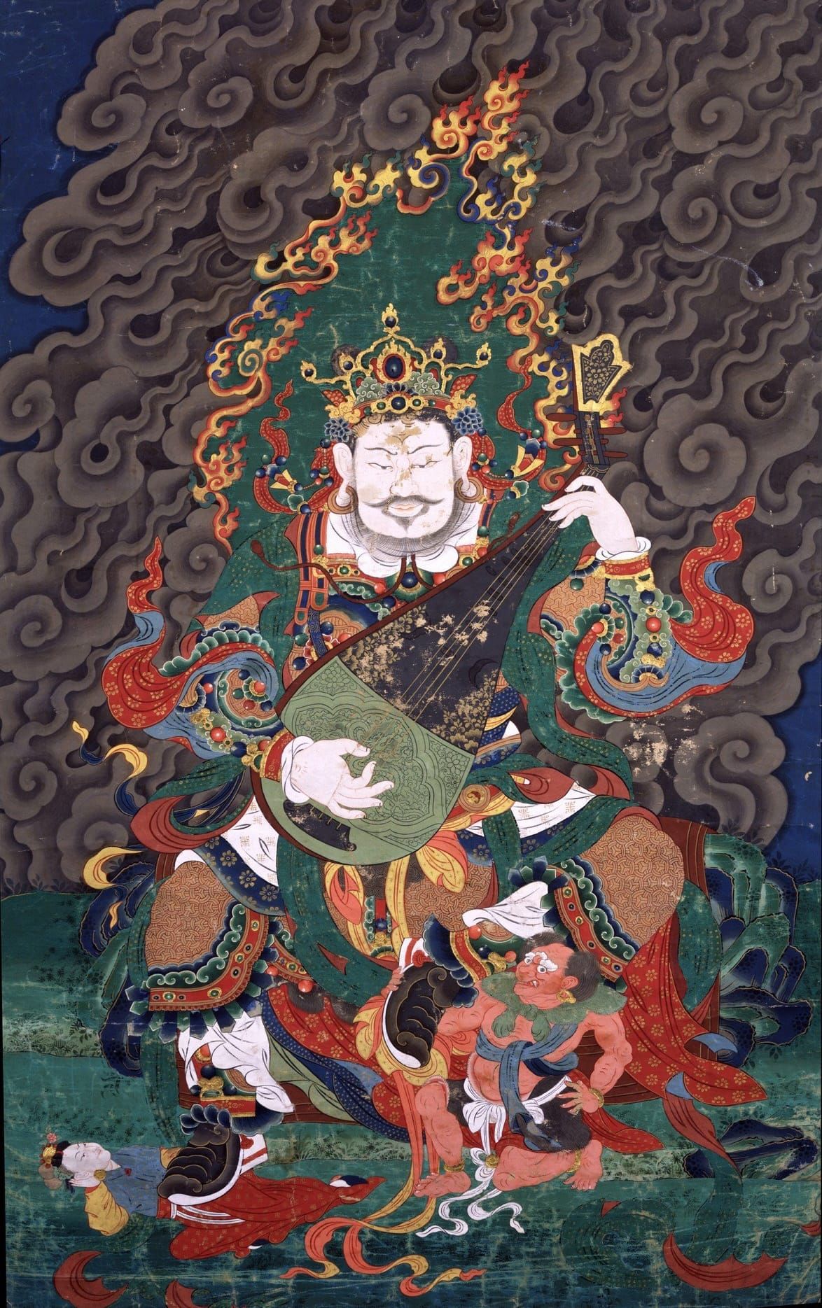 The Four Heavenly Kings: Dhṛtarāṣṭra - Protector of the East
