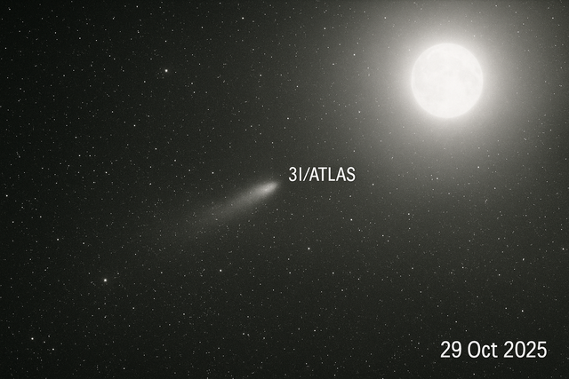 When 3I/ATLAS Sprints Past the Sun - Solar-System Facts Simply Explained