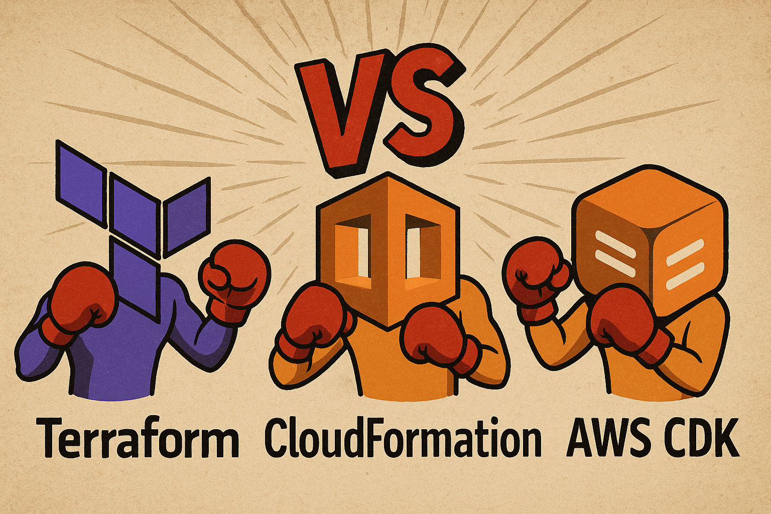 Infrastructure as Code on AWS: Terraform vs CloudFormation vs CDK