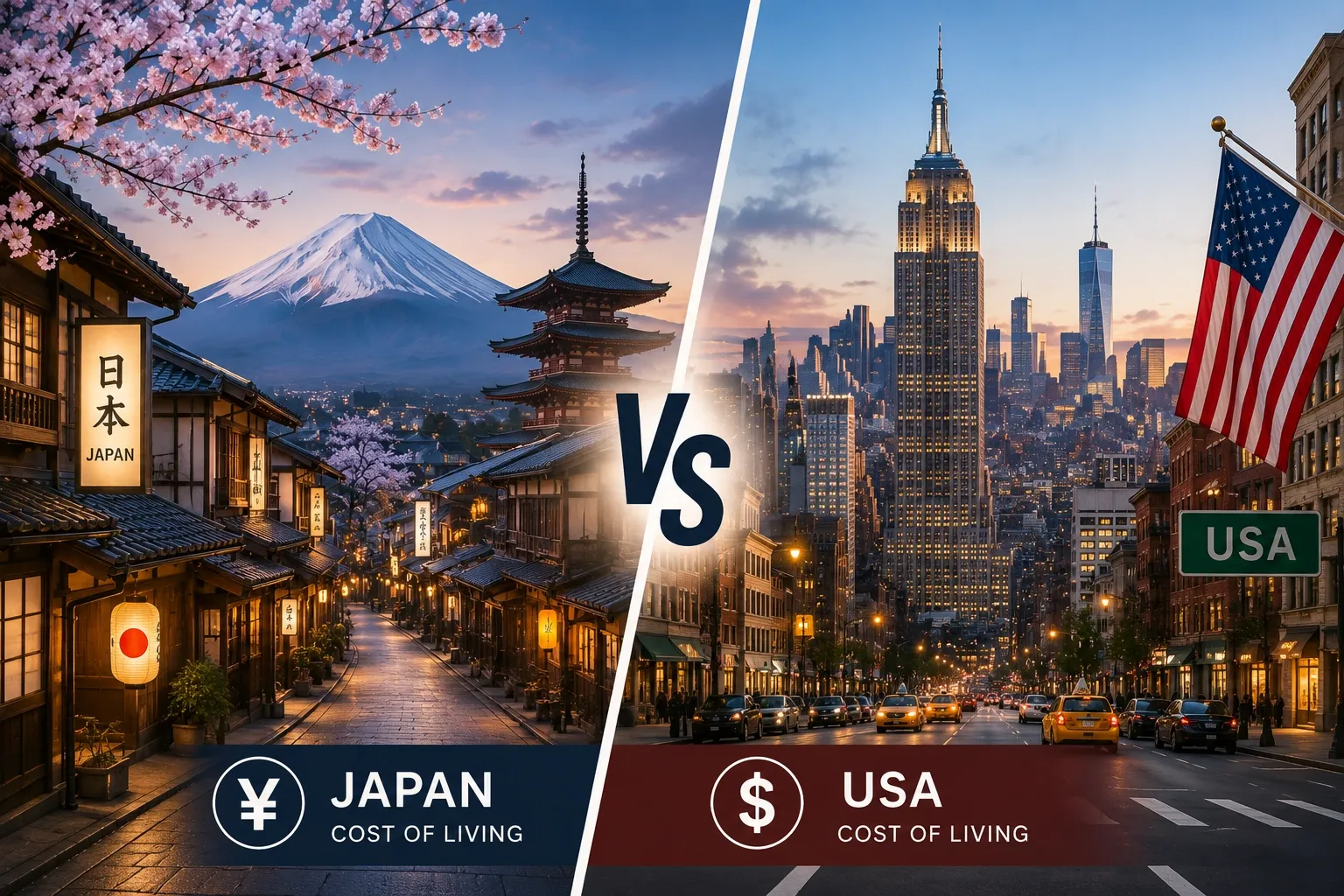 Cost of Living in Japan vs. the US