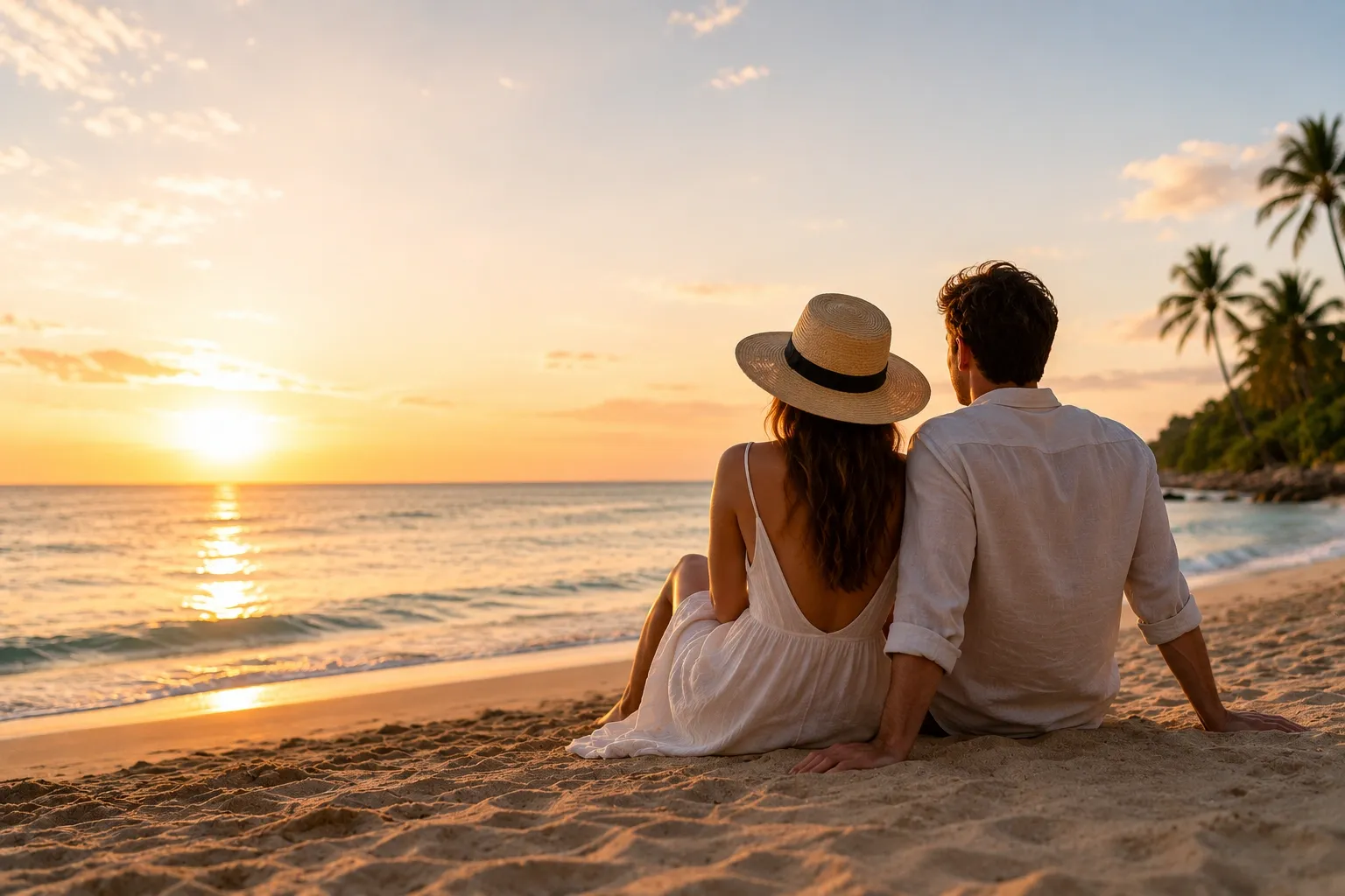 Couple on beach