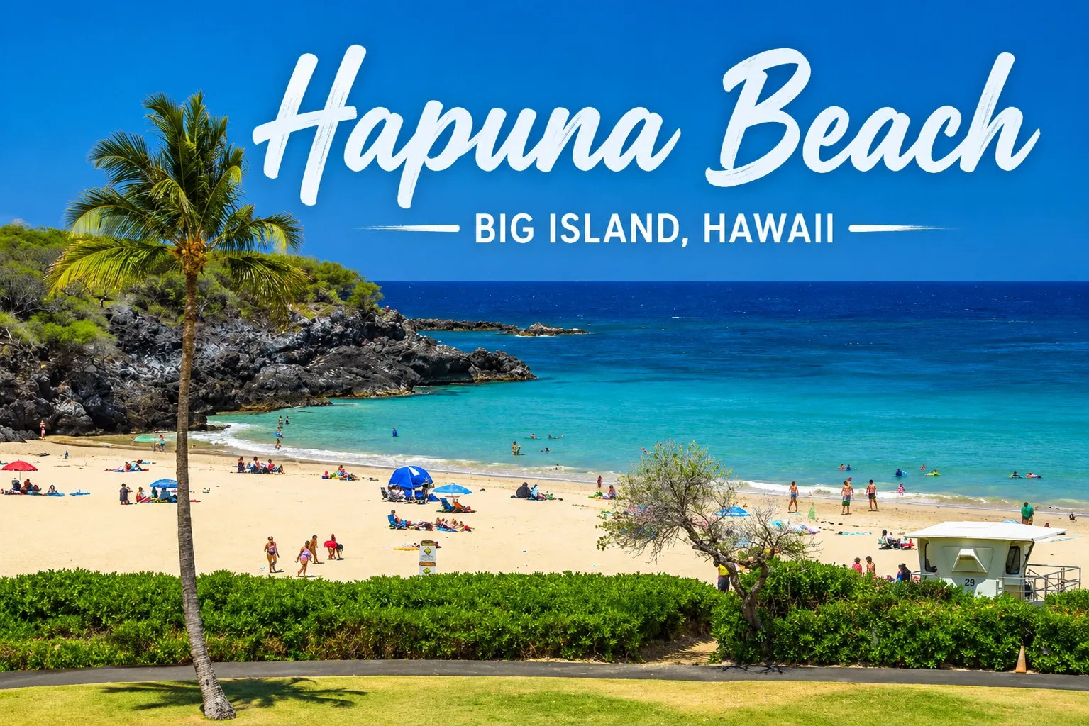 Hapuna Beach, Big Island, Hawaii