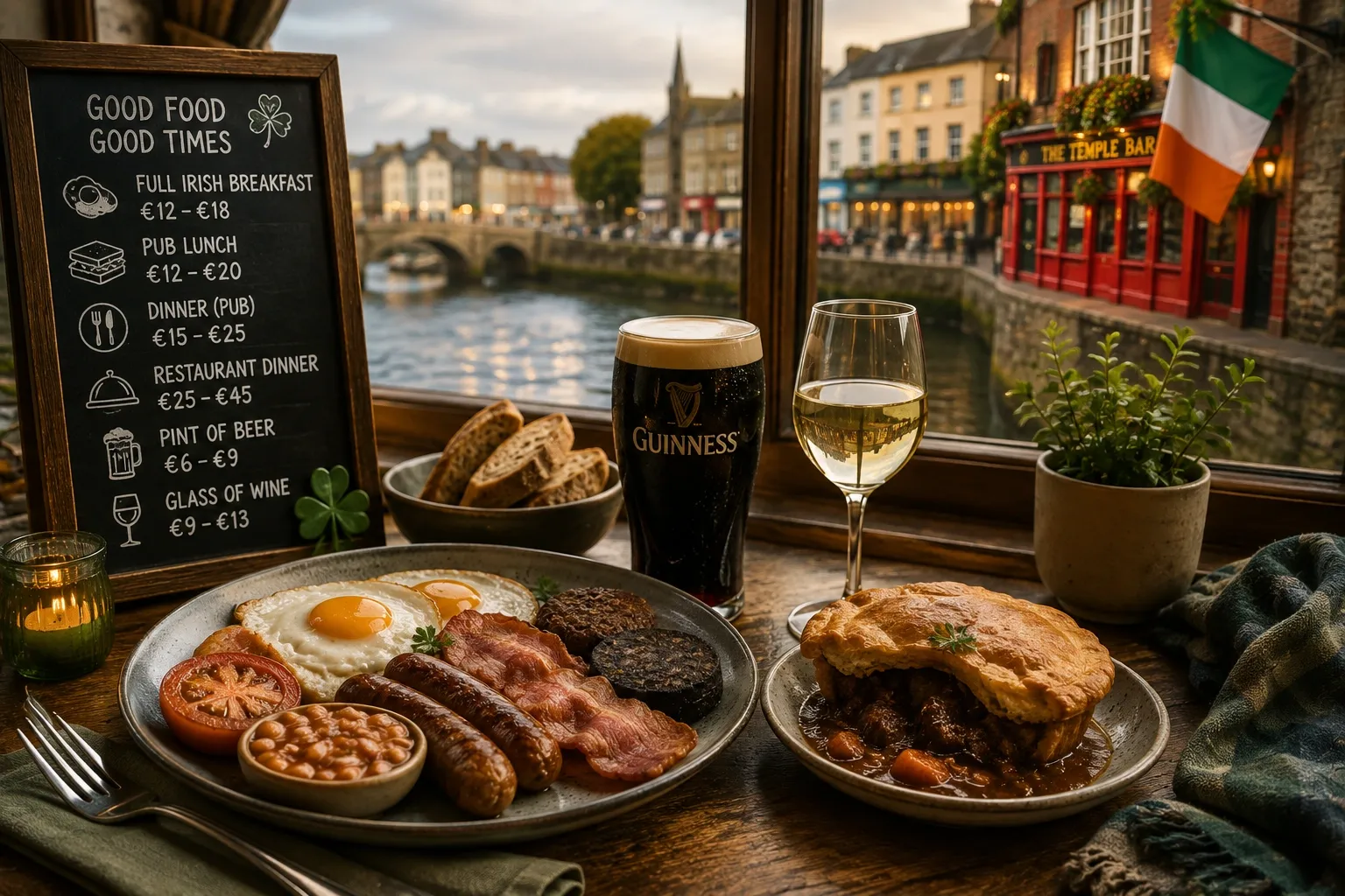How Much Does Food and Drink Cost in Ireland