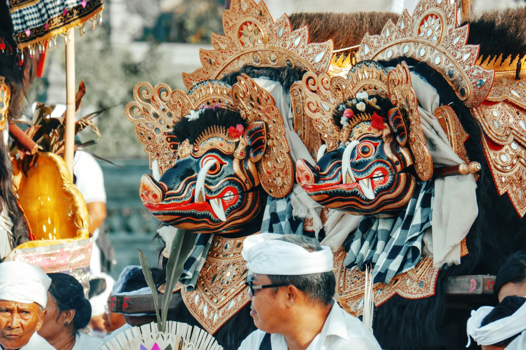 Melasti Ritual at Seseh Beach, Bali