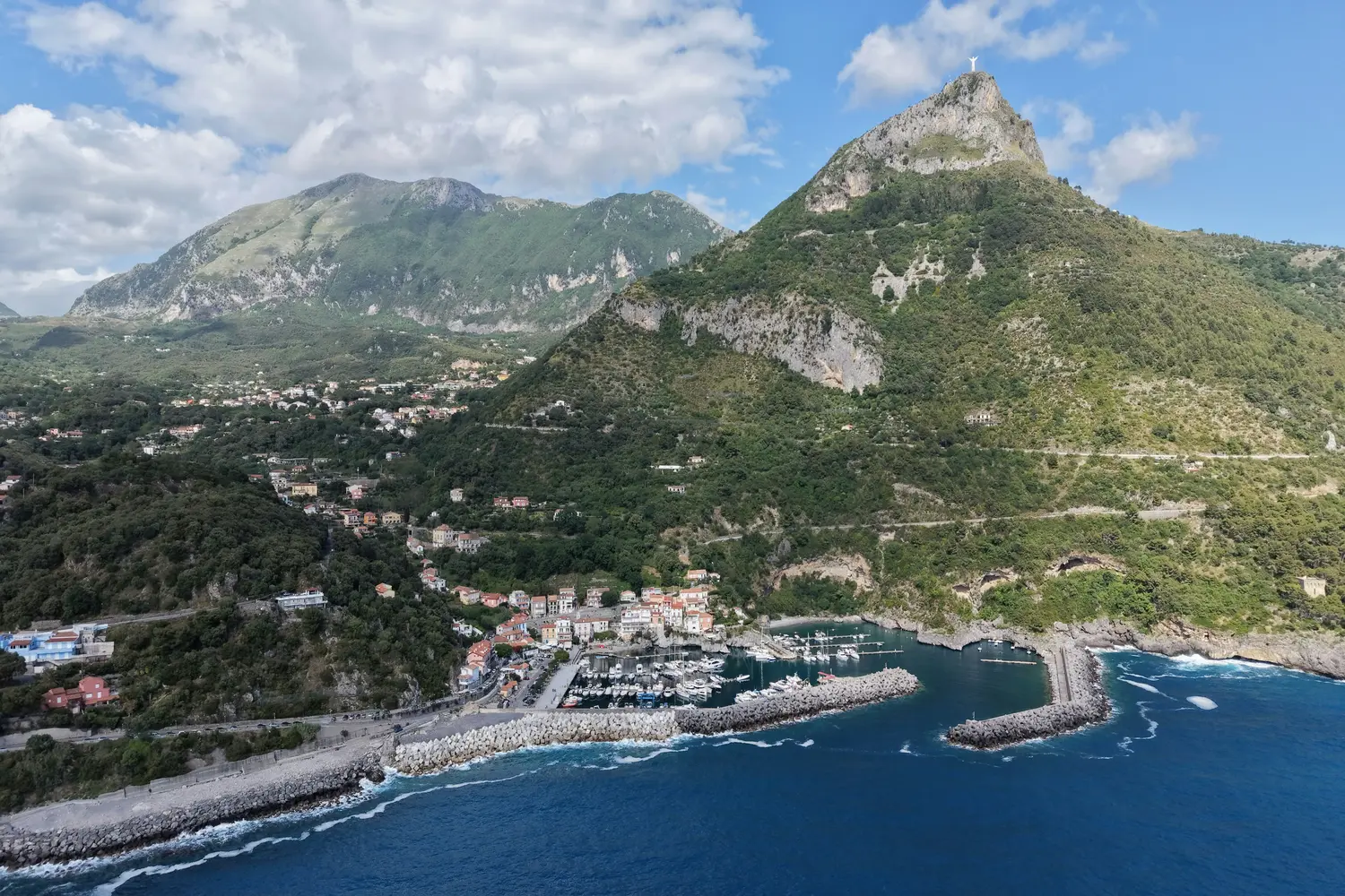 Porto di Maratea, coast in Basilicata, Italy