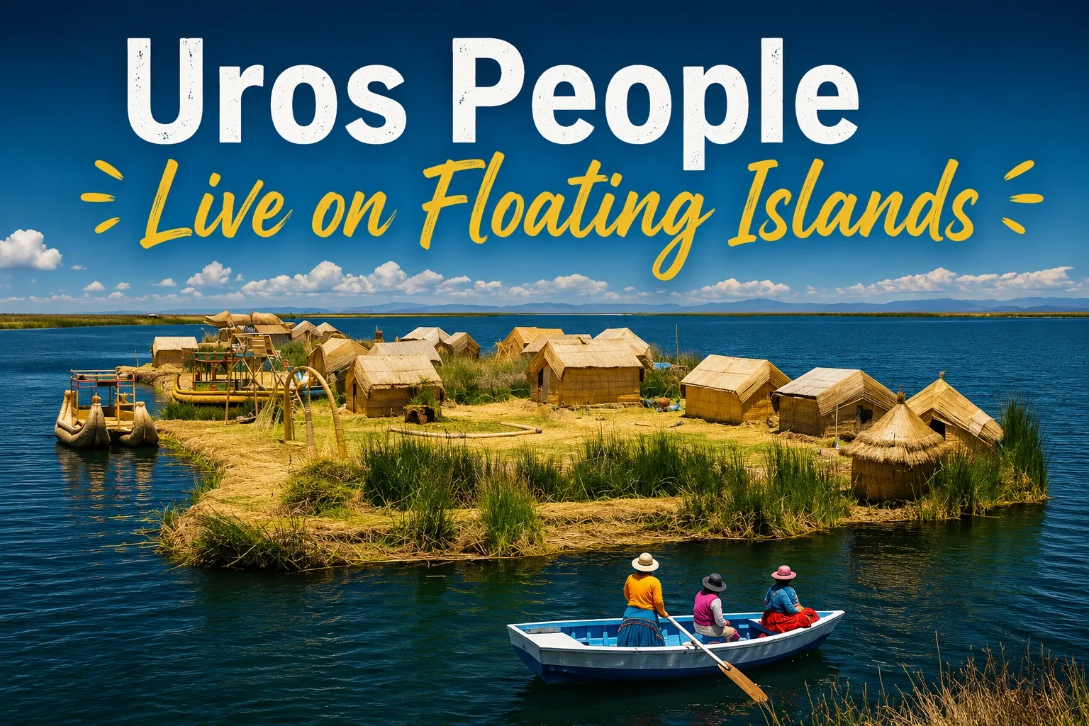 Uros People Live on Floating Islands