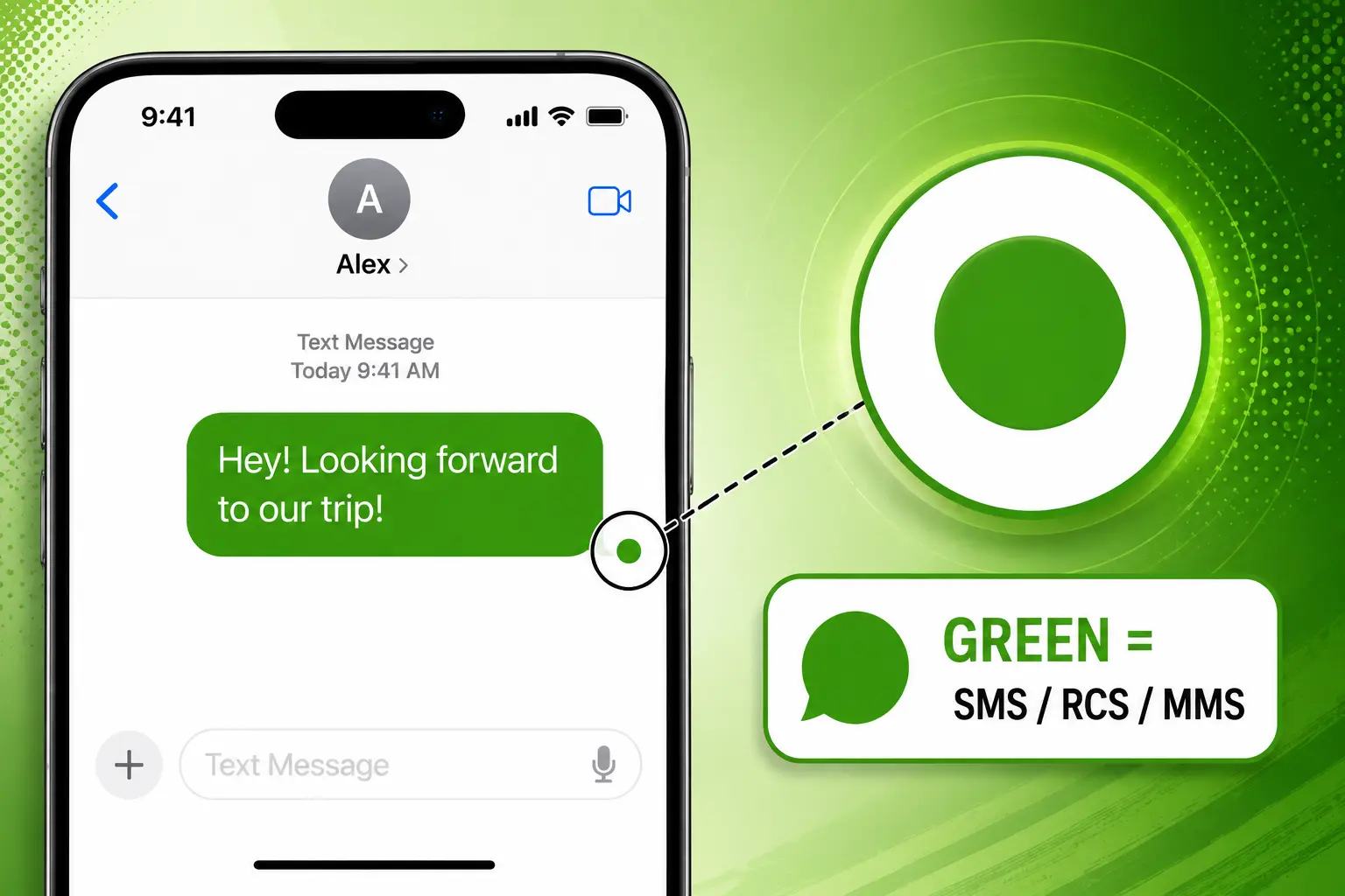 iPhone RCS/MMS/SMS Message