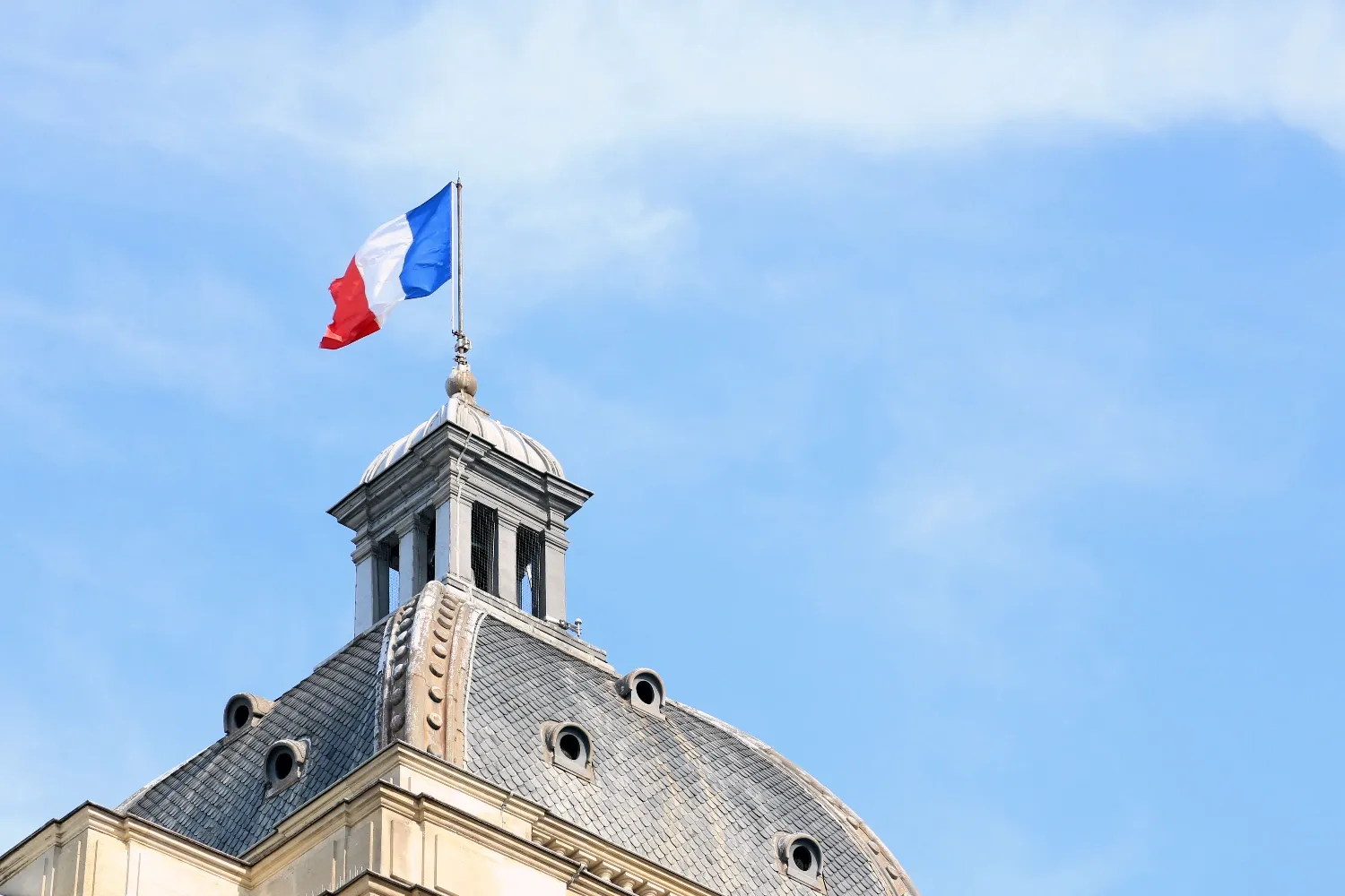 French flag, Paris, France