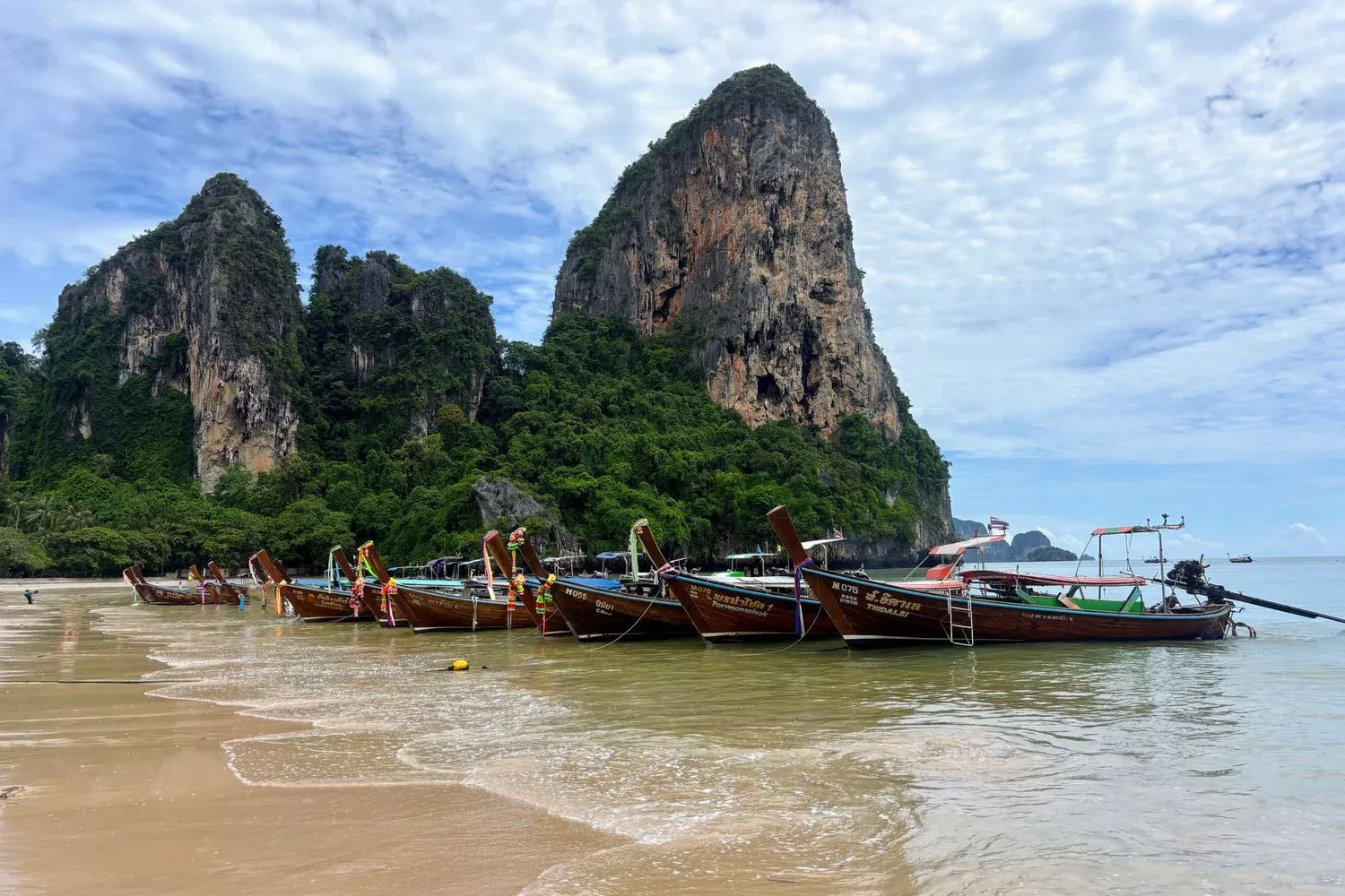 Limestone karsts at Railay Beach, Thailand