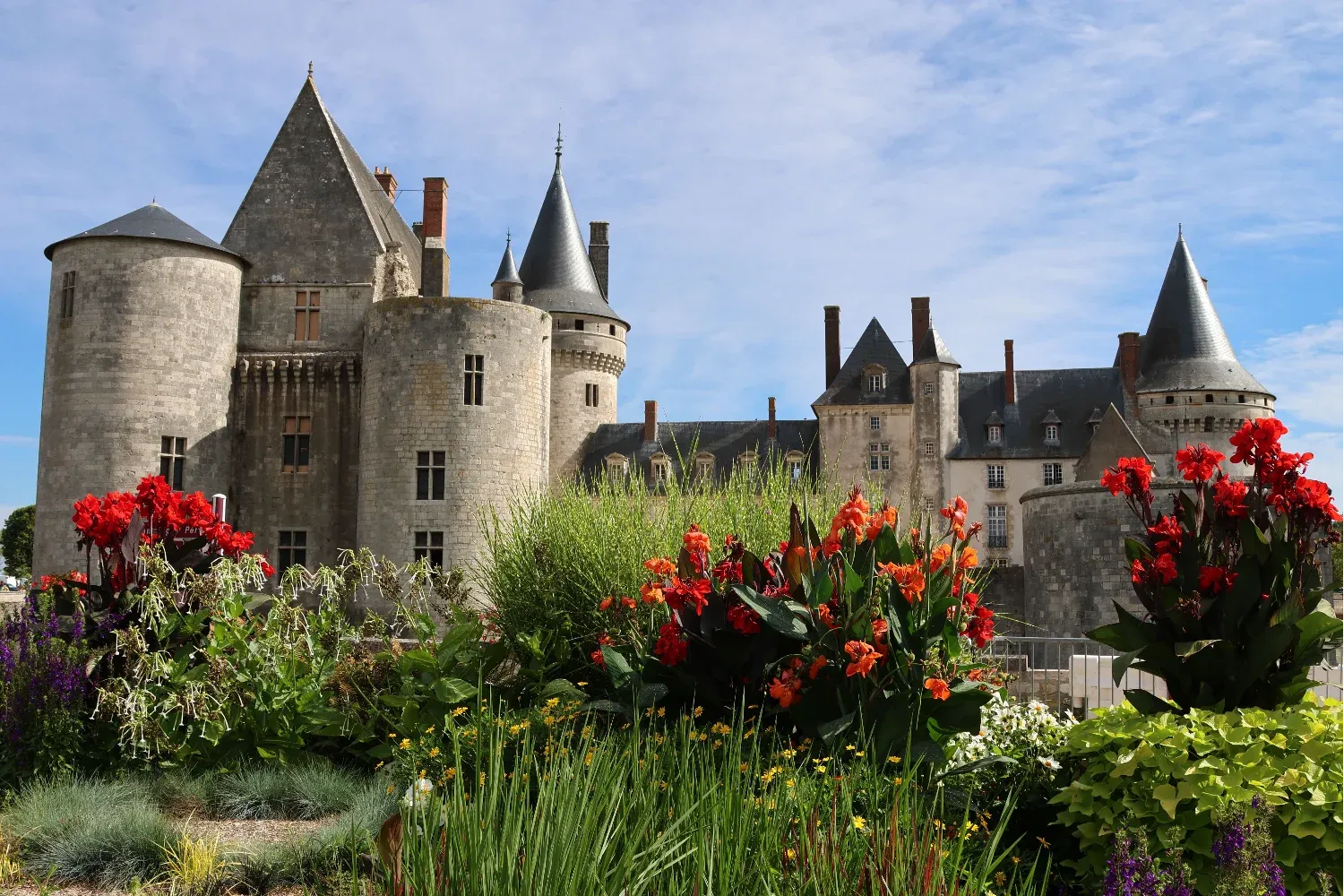 View of Sully-sur-Loire Castle, France